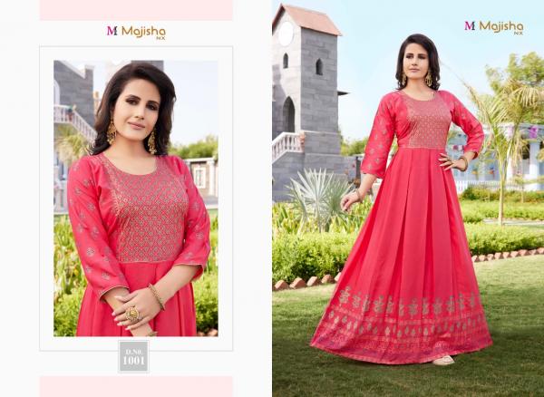 MAJISHA NX Avanti 1 Designer Anarkali Long Gown With Kurti 